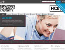 Tablet Screenshot of hovecollege.co.uk